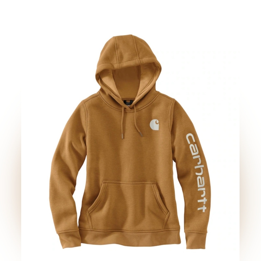Carhartt Brown Hoodie Womens LG